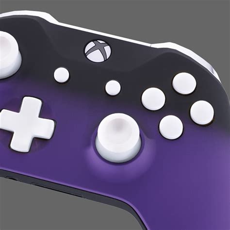 Xbox One Controller Purple Shadow White Custom Controllers Uk