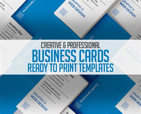 Business Card Templates 26 New Print Ready Designs Design Graphic