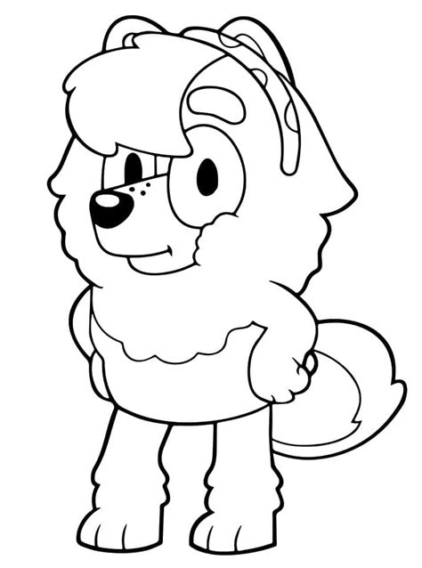 Dibujos De Bluey Para Colorear