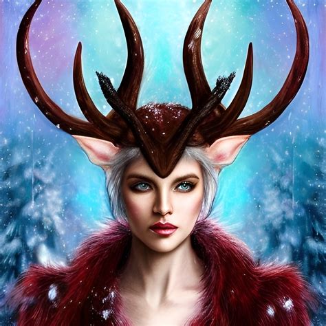 Portrait Winter Elf Incredible Perfect Amazing Nice