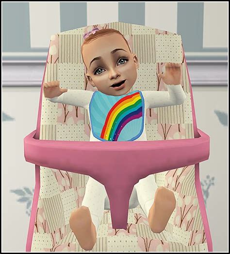 Ts2 Theraven Bib Accessory For Infants Thesims2 2nd Baby Sims