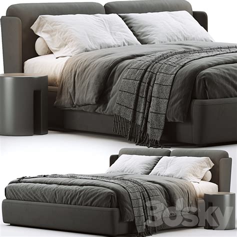 Meridiani Kira Bed Bed 3d Models