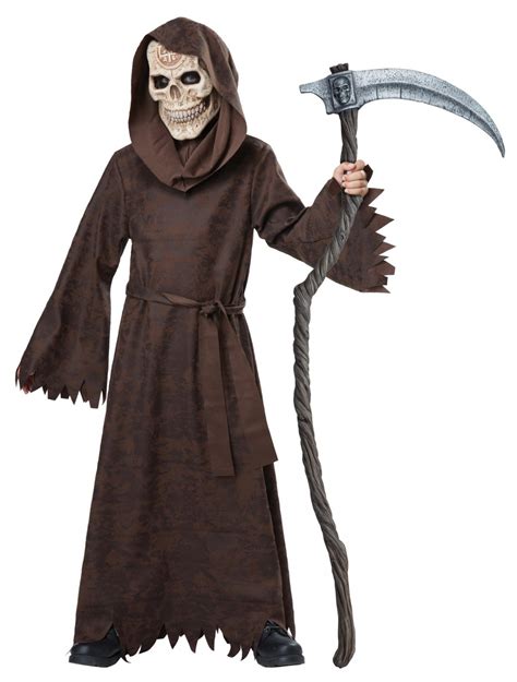 Size Large 00520 Soul Taker Ancient Reaper Monk Child Costume