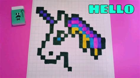 Pixel Art Unicorno Facile Nujshf Mantello Unisex Con Cappuccio A