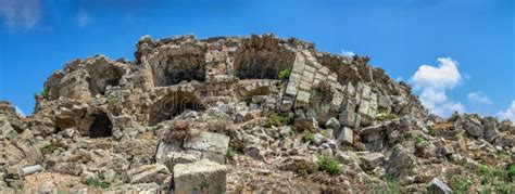 Side Ancient City Ruins In Antalya Province Of Turkey Stock Image