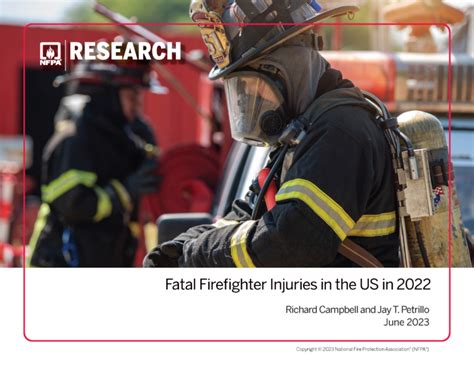 New Nfpa Report Available On Fatal Firefighter Injuries In The Us In