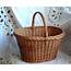 Large Oval Wicker Basket Big Woven Picnic  Etsy