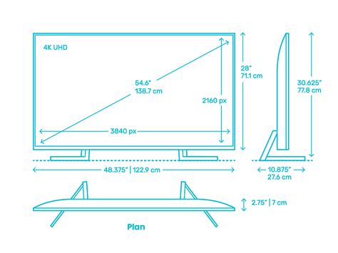 60 Inch Tv Dimensions And Guidelines With Drawings 50 Off