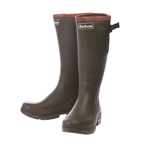 Barbour Mens Tempest Wellingtons Olive The Sporting Lodge
