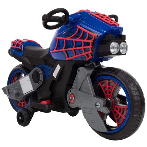 Marvel Spider Man 6v Battery Powered Motorcycle Ride On Toy For Boys