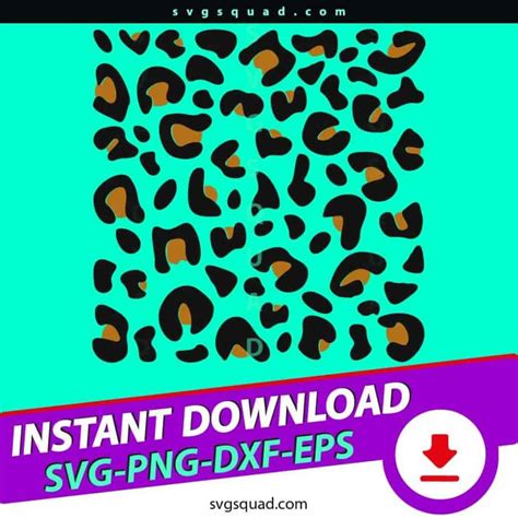 2 Layer Cheetah Print Svg Cheetah Print Svg Png Cricut Design File