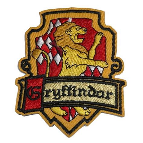 Harry Potter Gryffindor Crest 3 12 Tall Embroidered Patch Walmart