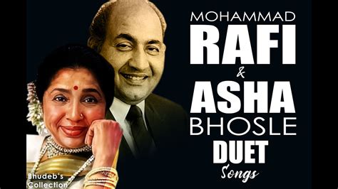 Mohammad Rafi Asha Bhosle Romantic Hindi Songs Top Mohammed Rafi