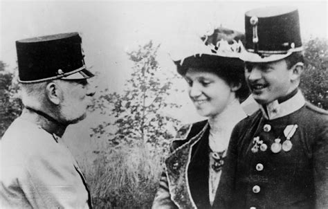 Emperor Franz Joseph With Karl The Heir To The Throne And Zita