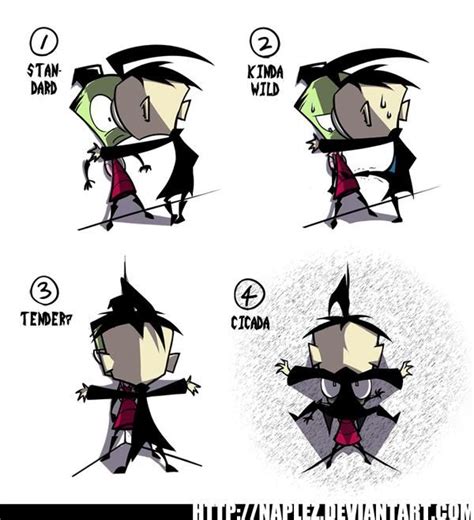 Zadr 4 Ways To Show Your Love To An Irken By Naplez On Deviantart Invader Zim Characters