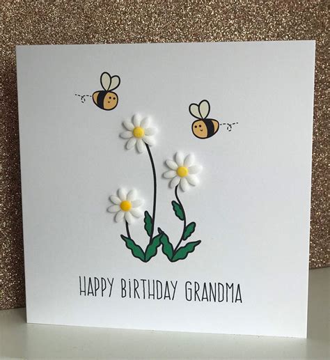 Grandma Birthday Card Cards For Grandma Grandma Card With Etsy