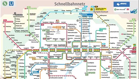 Munich Metro Map Free Printable Maps