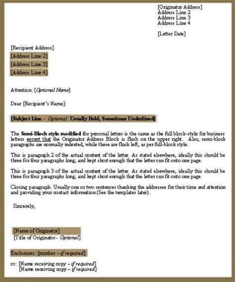 Personal Letter Format With Examples And Templates