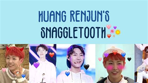 Huang Renjuns Cute Snaggletooth Compilation Youtube