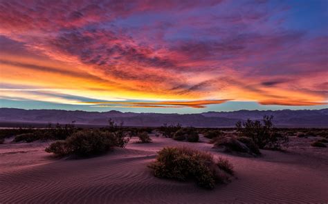 Landscape Nature Desert Sunset Death Valley Sand