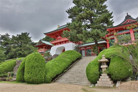 Akama Shrine In Shimonoseki Japan Stock Image Image Of Religion