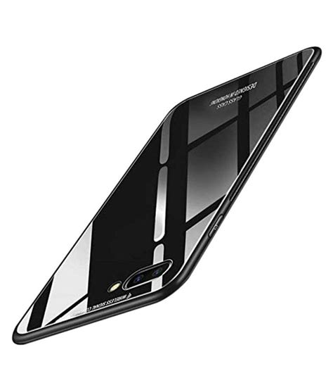 Realme C1 Mirror Back Covers Doyen Creations Black 360° Luxurious