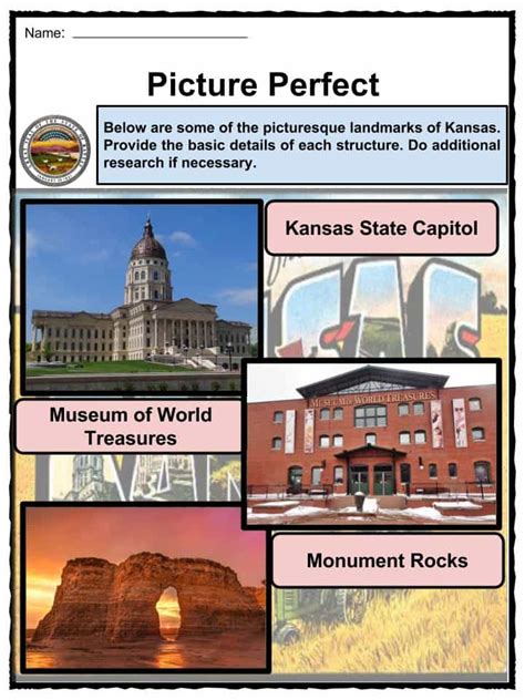 Kansas Facts Worksheets And State Historical Information For Kids
