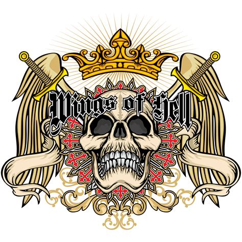 Aggressive Emblem With Skull 552225 Vector Art At Vecteezy