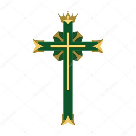 Symbole Chrétien Croix Du Seigneur Et Sauveur Jésus Christ — Image