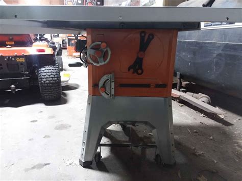 Ridgid Table Saw R4520 Repair Or For Parts Saws And Blades Holyoke