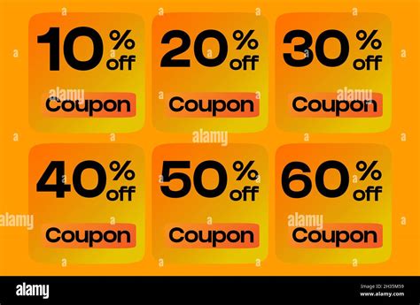 Discount Coupon Vector Stock Vector Image And Art Alamy