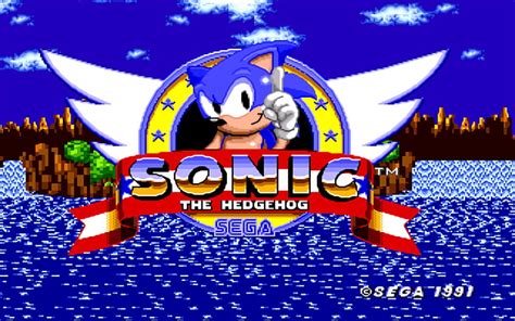 Hd Wallpaper Sonic The Hedgehog Video Games Sega Screenshots Hedgehog
