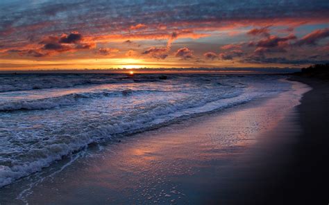 40 Ocean Sunsets Wallpaper