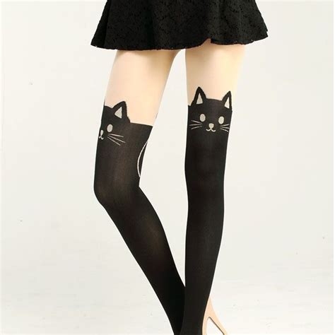 I Like This Do You Think I Should Buy It Cat Stockings Knee High