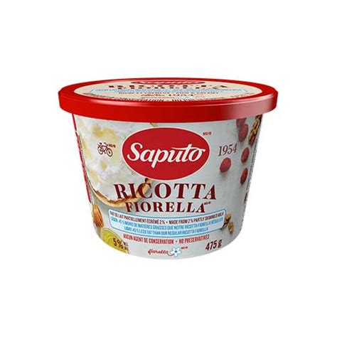 Saputo Cheese Lite Ricotta Fiorella National Food Shop