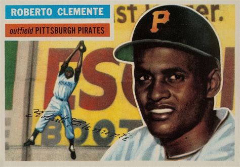 1956 Topps Roberto Clemente 33w Baseball Card Value Price Guide