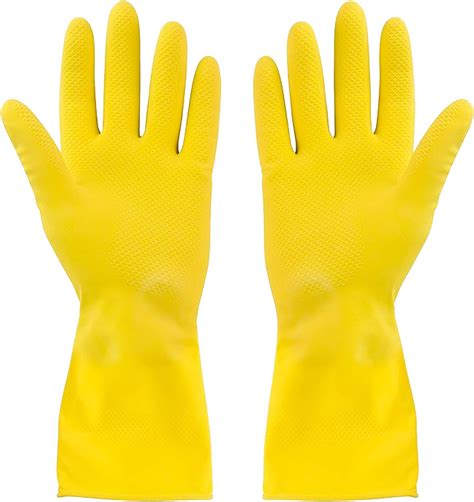 Steadmax 2 Pack Yellow Cleaning Gloves Professional
