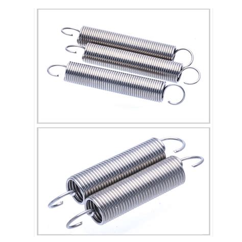 Extension Expansion Tension Spring Hook End Wire Dia 2mm Od 14mm 20mm L