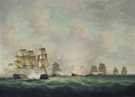 Francis Sartorius I The Battle Of Cape Santa Maria 5th October 1804