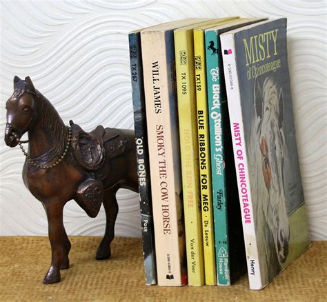 Vintage Horse Themed Books Lot Of 6 Young Horse Lovers Etsy