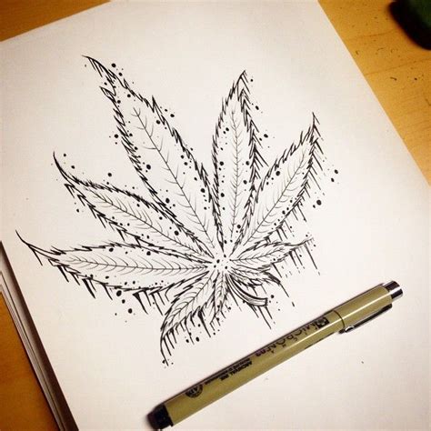 Trends ideas cartoon weed plant drawings. Weed Leaf Drawing Tumblr at GetDrawings.com | Free for ...