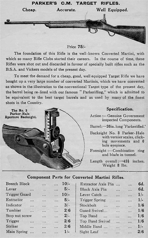 The Parker Hale Cmt Rifles
