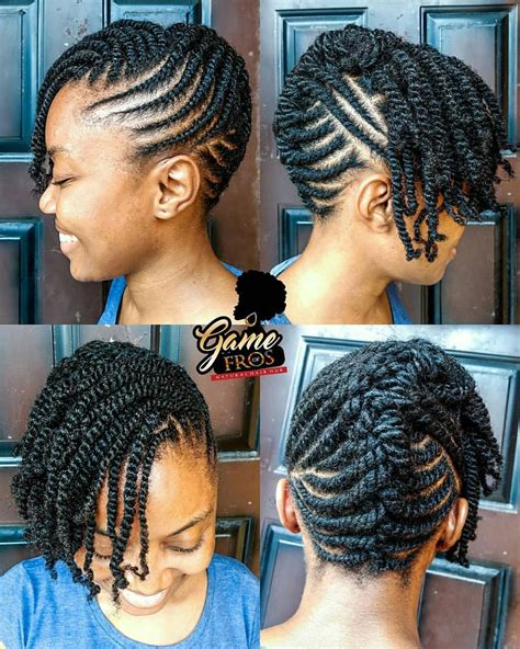 The Best 10 Styles Updo Natural Hair Cornrows Factpertoons