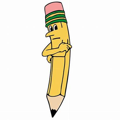 Clip Crayons Pencil Abcteach Coloring Cartoon Cool