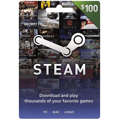 The digital gift card works differently. $100.00 Steam Wallet-INSTANT - Steam Gift Cards - Gameflip