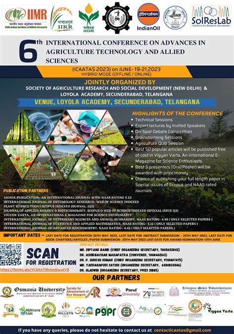 Th International Conference On Advances In Agriculture Technology And