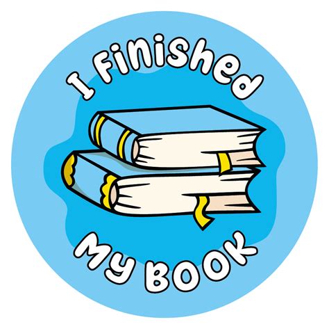 I Finished My Book Reading Reward Stickers — Myclassroom