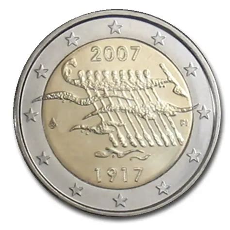 Finlande 2 Euro Commémorative 2007 90e Anniversaire De Lindépendance
