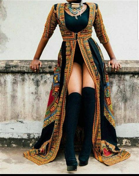 Black Women Dashiki Dressafrican Print Kimono Dress Ankara Etsy