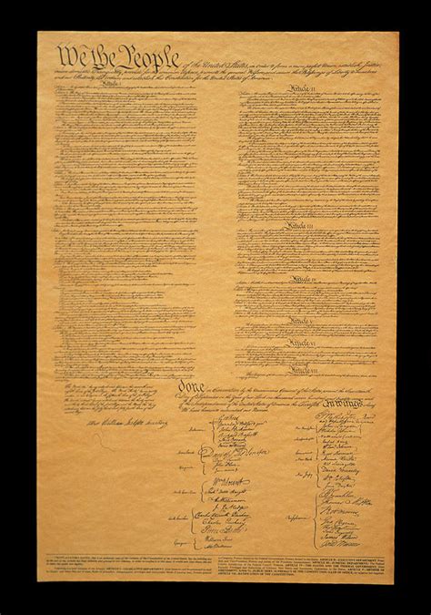 The Original United States Constitution Photograph By Panoramic Images